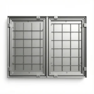 Aluminum Manhole 100 x 100 Split (2 Pieces)